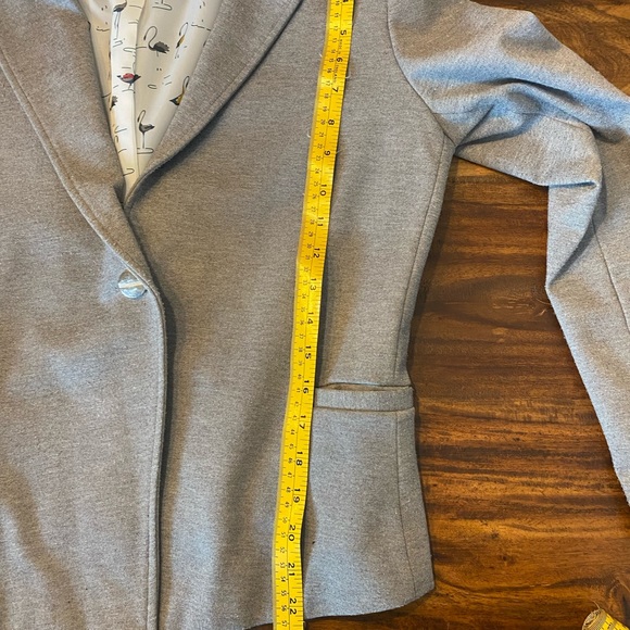 Jule et Leopold office Siren Grey jacket - Picture 6 of 7